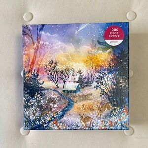 Jigsaw Puzzle: 1000-Piece Snowy Night Scene